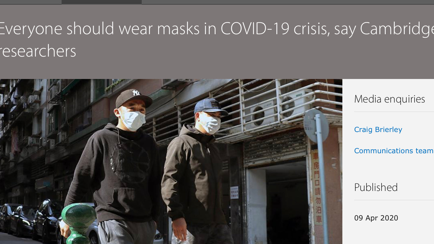 Covid-19: should the public wear face masks? - Airospring